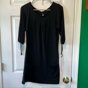 Black 3/4 Sleeve Dress Luna chix medium